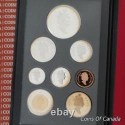 1997 Canada Silver Proof Set Rainbow Toned Coins Impressive! #coinsofcanada