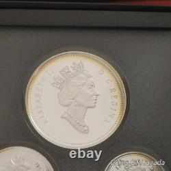 1997 Canada Silver Proof Set Rainbow Toned Coins Impressive! #coinsofcanada