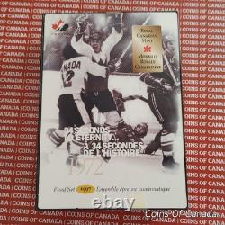 1997 Canada Silver Proof Set Rainbow Toned Coins Impressive! #coinsofcanada