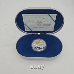 1998 Canada $20 Silver Coin Canadair CP-107 Aviation Gold Gilded RCM