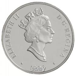 1998 Canada $20 Silver Coin Canadair CP-107 Aviation Gold Gilded RCM