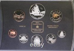 1999 Canada Double Dollar SILVER Proof Set (Juan Perez) 1.69 oz. ASW