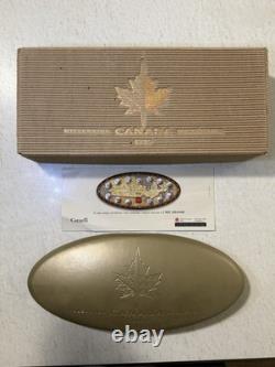 1999 Canada Millennium Sterling Silver Proof 25 Cent 12 Coin Set Box & COA