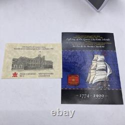 1999 Royal Canadian Mint Queen Charlotte Islands Proof Set 8 Coins