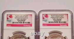 2 2015 Silver $10 Canada Ngc Pf 69 Matte Early Releases Whitewater Rafting