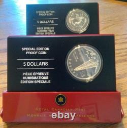 (2) Proof Silver Canada Coins - 2005 - Alberta & Saskatchewan Centennial OPG