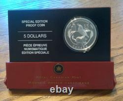 (2) Proof Silver Canada Coins - 2005 - Alberta & Saskatchewan Centennial OPG