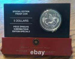 (2) Proof Silver Canada Coins - 2005 - Alberta & Saskatchewan Centennial OPG