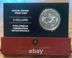 (2) Proof Silver Canada Coins - 2005 - Alberta & Saskatchewan Centennial OPG