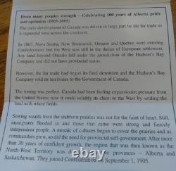 (2) Proof Silver Canada Coins - 2005 - Alberta & Saskatchewan Centennial OPG
