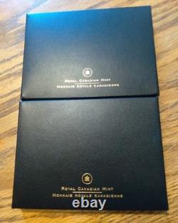 (2) Proof Silver Canada Coins - 2005 - Alberta & Saskatchewan Centennial OPG