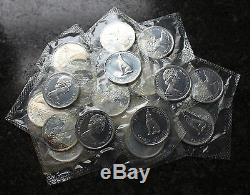 (20) 1967 Canada Proof Like PL Silver Half Dollars BU $10 Face Roll Canadian