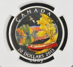 20 Dollars 2013 Canada Autumn Bliss Silver Proof Ngc Pf70