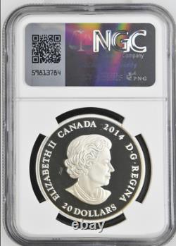 20 Dollars 2014 Canada Craigdarroch Castle Silver Proof Ngc Pf69