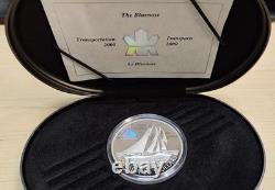 2000 Canada $20 The Bluenose (Ship) 1oz Silver Proof Hologram Coin withBox and COA