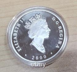 2000 Canada $20 The Bluenose (Ship) 1oz Silver Proof Hologram Coin withBox and COA