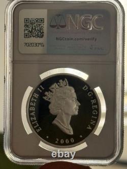 2000 Canada $20 The Toronto (Locomotive) 1oz Silver Proof Hologram Coin withCOA
