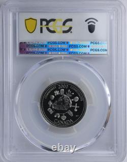 2000 Canada 25 Cents Elizabeth II Silver Millenium Community PCGS PR69 DCAM