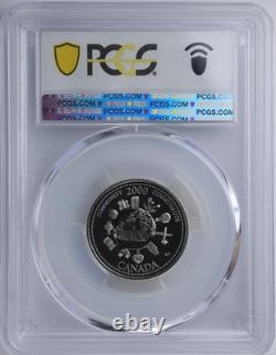 2000 Canada 25 Cents Elizabeth II Silver Millenium Community PCGS PR69 DCAM