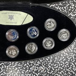 2000 Canada New Millennium 12x Coin Proof Set Lot#B2699 Silver! With Case