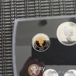 2000 Canada Silver Proof Set with Special Voyage Dollar Prestige #coinsofcanada