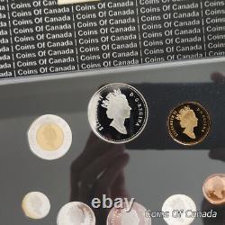 2000 Canada Silver Proof Set with Special Voyage Dollar Prestige #coinsofcanada