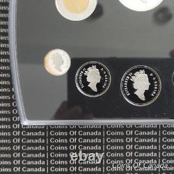 2000 Canada Silver Proof Set with Special Voyage Dollar Prestige #coinsofcanada