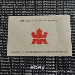 2000 Canada Silver Proof Set with Special Voyage Dollar Prestige #coinsofcanada