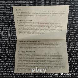 2000 Canada Silver Proof Set with Special Voyage Dollar Prestige #coinsofcanada