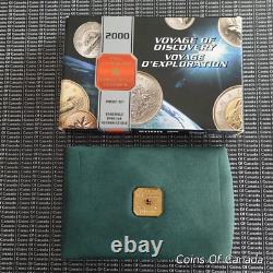 2000 Canada Silver Proof Set with Special Voyage Dollar Prestige #coinsofcanada