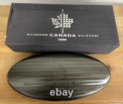 2000 Canadian Millennium 12 Proof Sterling Silver 25 cents Coin Set Cased & COA