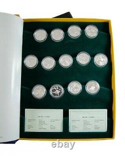 2002-2003 13-Piece 50-Cent Silver Proof Coin Set Festivals of Canada RCM