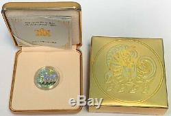 2002 Canada $150 Year of the Horse Gold & Silver Hologram Proof Coin w Box & COA