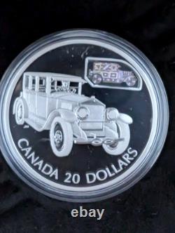 2002 Canada Mint Transportation Series Set 3 Proof $20 Silver Hologram Coins