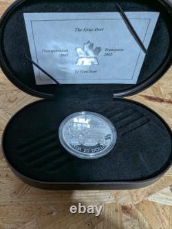 2002 Canada Mint Transportation Series Set 3 Proof $20 Silver Hologram Coins