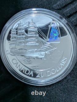 2002 Canada Mint Transportation Series Set 3 Proof $20 Silver Hologram Coins