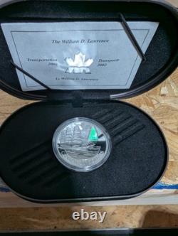 2002 Canada Mint Transportation Series Set 3 Proof $20 Silver Hologram Coins