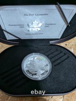 2002 Canada Mint Transportation Series Set 3 Proof $20 Silver Hologram Coins