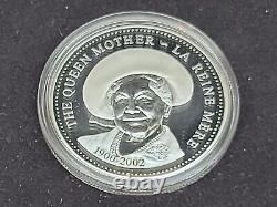2002 Canada Queen Mother Proof Sterling Silver Dollar