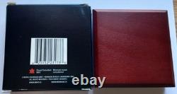 2003 Canada $20 Silver Proof Coin Rocky Mountains Colorized Natural Wonders, Box