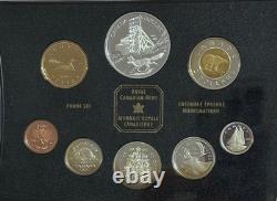 2003 Canada 8 Coin SILVER Proof Set With Special Edition Silver Dollar