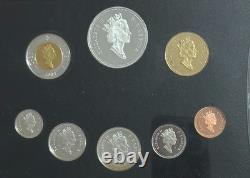 2003 Canada 8 Coin SILVER Proof Set With Special Edition Silver Dollar