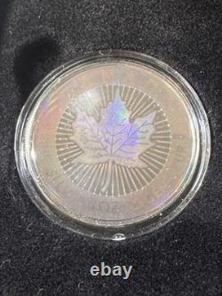 2003 Canada Holographic Maple Leaf Silver Proof Set