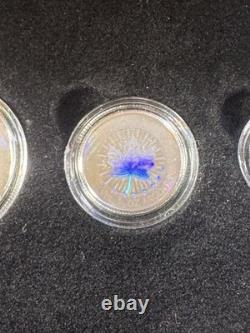 2003 Canada Holographic Maple Leaf Silver Proof Set