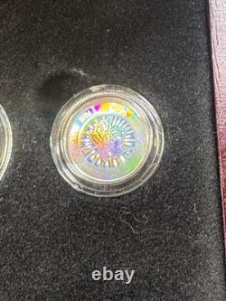 2003 Canada Holographic Maple Leaf Silver Proof Set