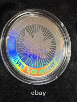 2003 Canada Holographic Maple Leaf Silver Proof Set