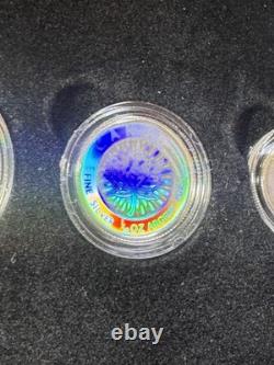 2003 Canada Holographic Maple Leaf Silver Proof Set