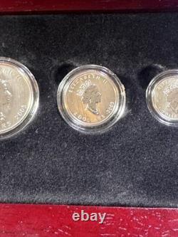 2003 Canada Holographic Maple Leaf Silver Proof Set