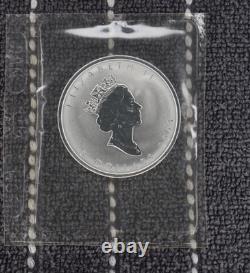 2003 Canada Silver Maple Leaf 1 oz Sheep privy with COA LOW MINTAGE OF 25,000