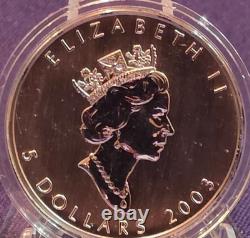 2003 Royal Canadian Holographic Proof. 999 Pure Silver set. Display box OGP OMG